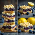 Blueberry Lemon Crumble Bars