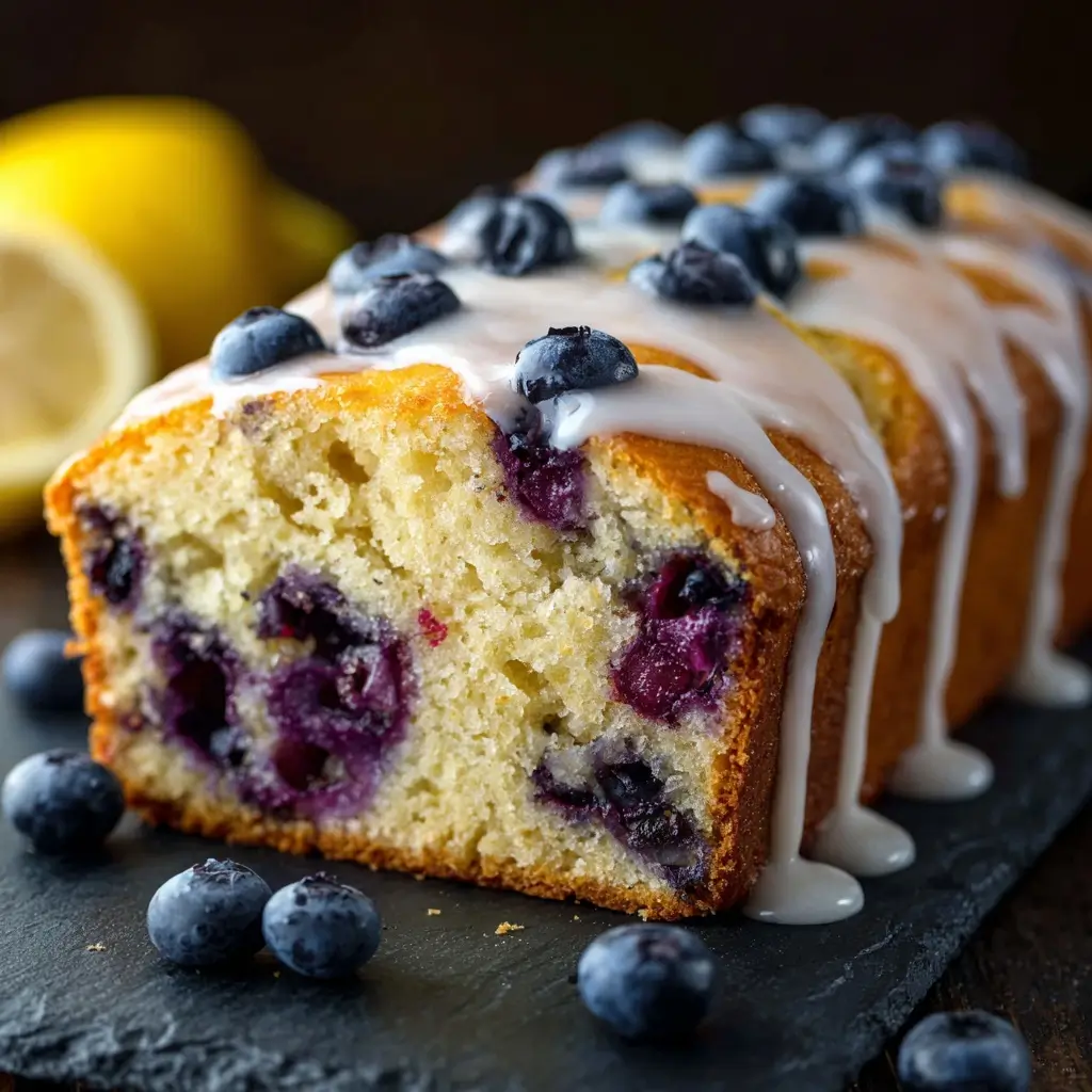 Blueberry Lemon Pound Cake