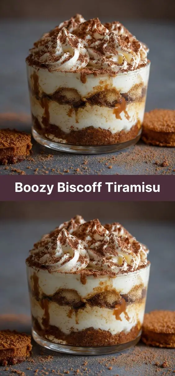 Boozy Biscoff Tiramisu