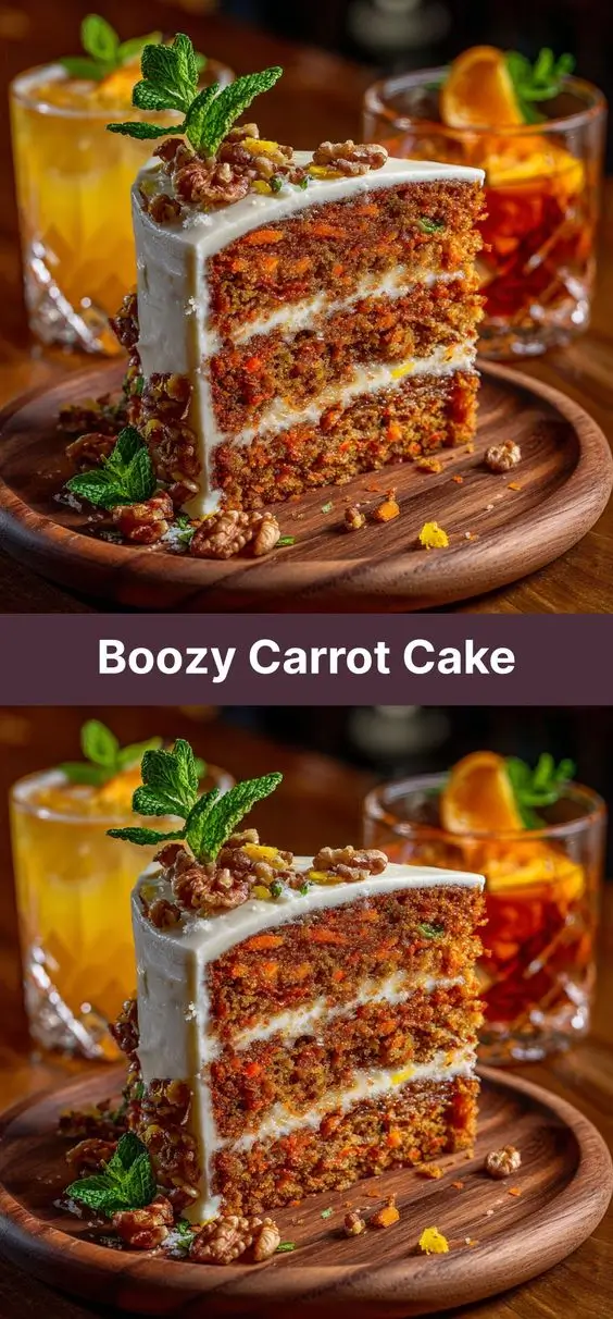 Boozy Carrot Cake
