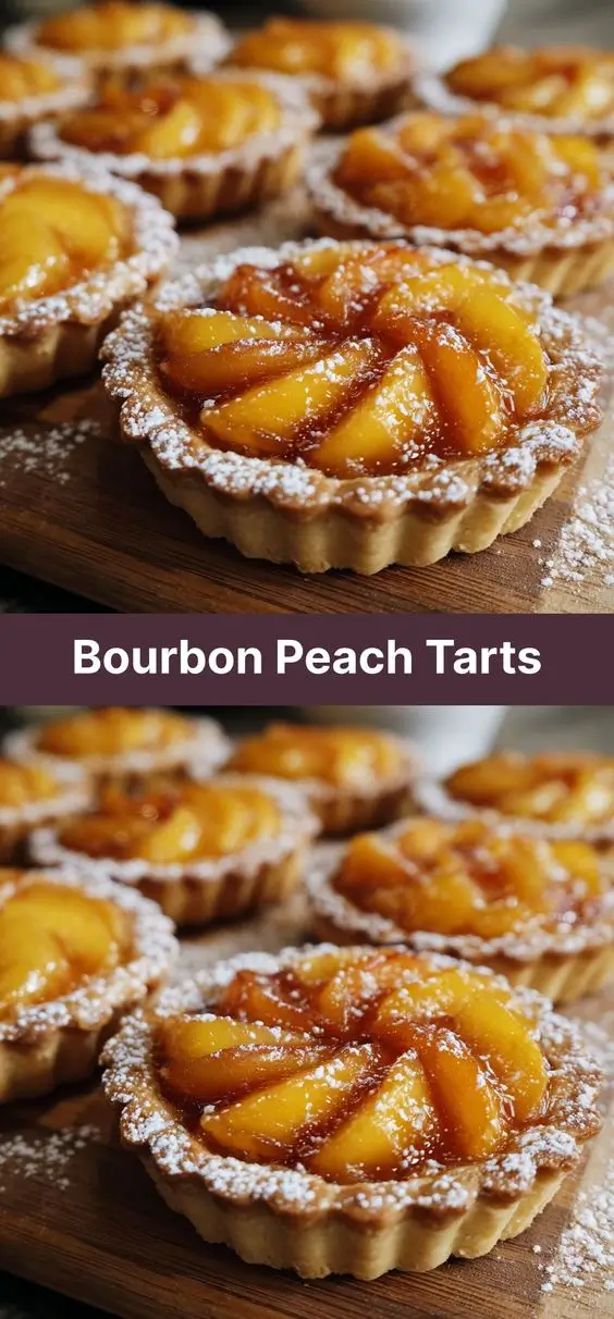 Bourbon Peach Tarts