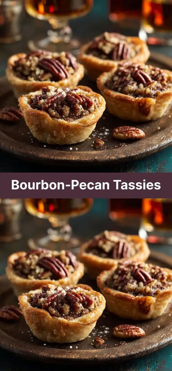 Bourbon‑Pecan Tassies
