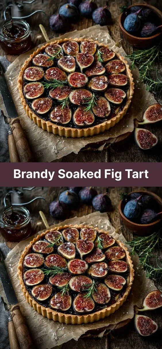 Brandy Soaked Fig Tart