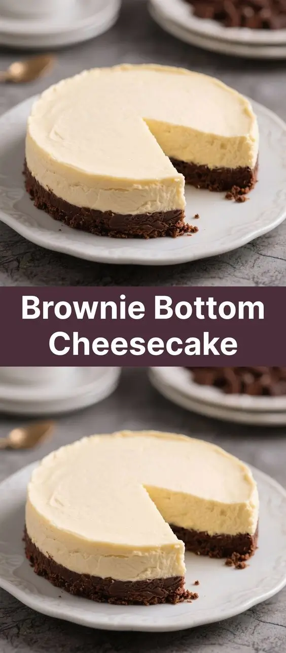 Brownie Bottom Cheesecake