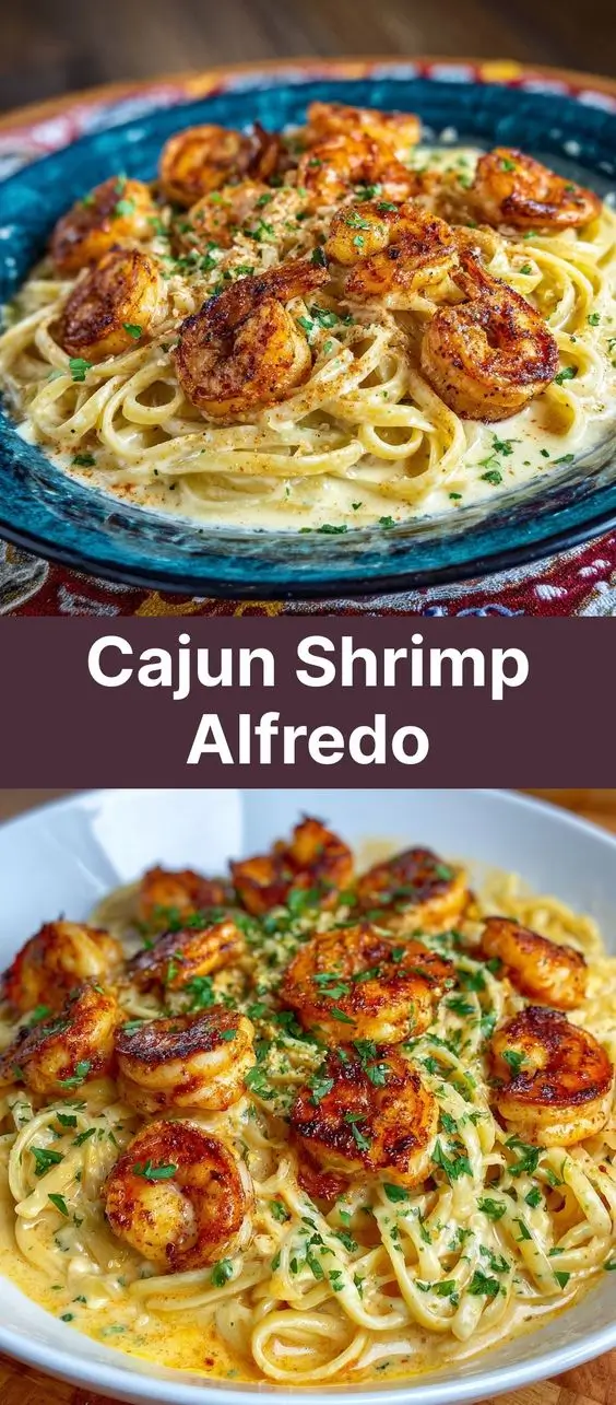 Cajun Shrimp Alfredo