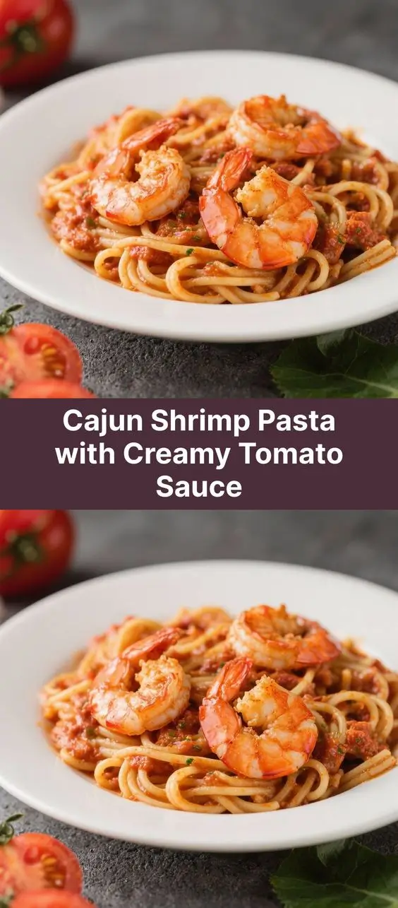 Cajun Shrimp Pasta with Creamy Tomato Sauce