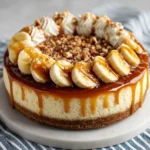 Caramel Banana Cheesecake