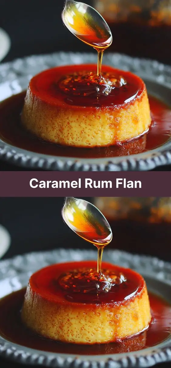 Caramel Rum Flan