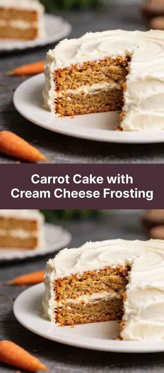 Carrot Cake with Cream Cheese Frosting