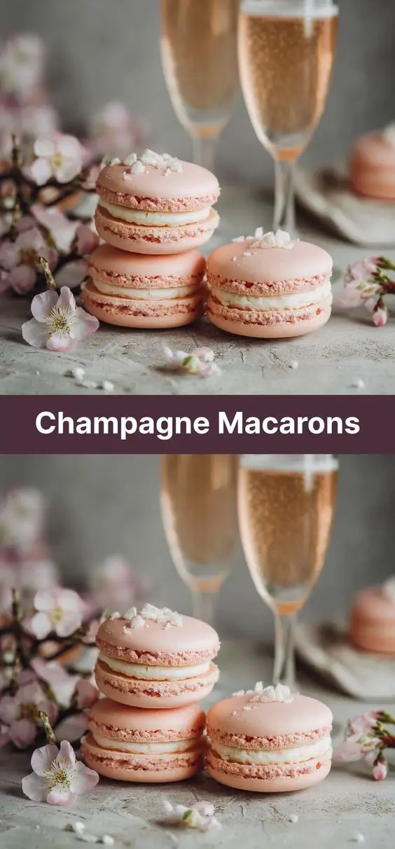 Champagne Macarons