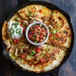 Cheesy Chicken Quesadilla Skillet