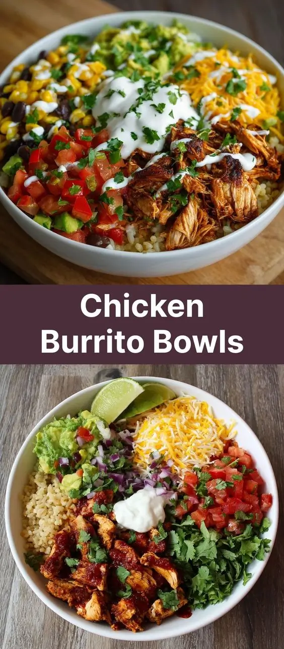 Chicken Burrito Bowls