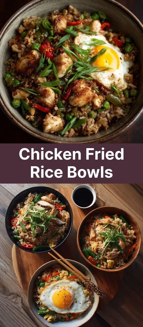 Chicken Fried Rice Bowls