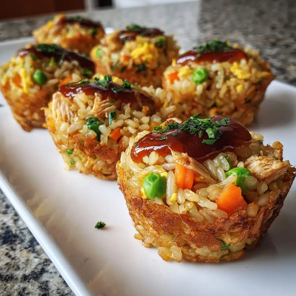 Chicken Fried Rice Cups