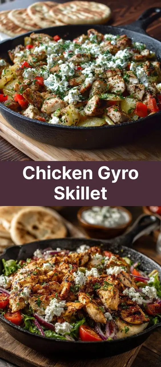 Chicken Gyro Skillet