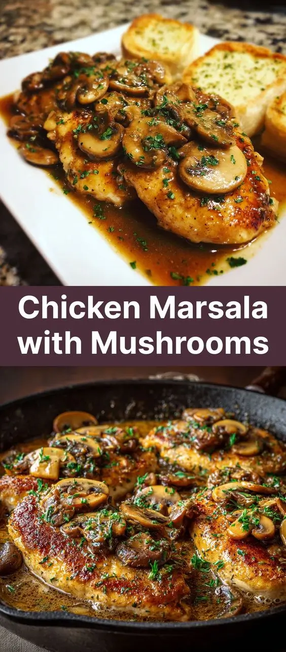 Chicken Marsala with Mushrooms