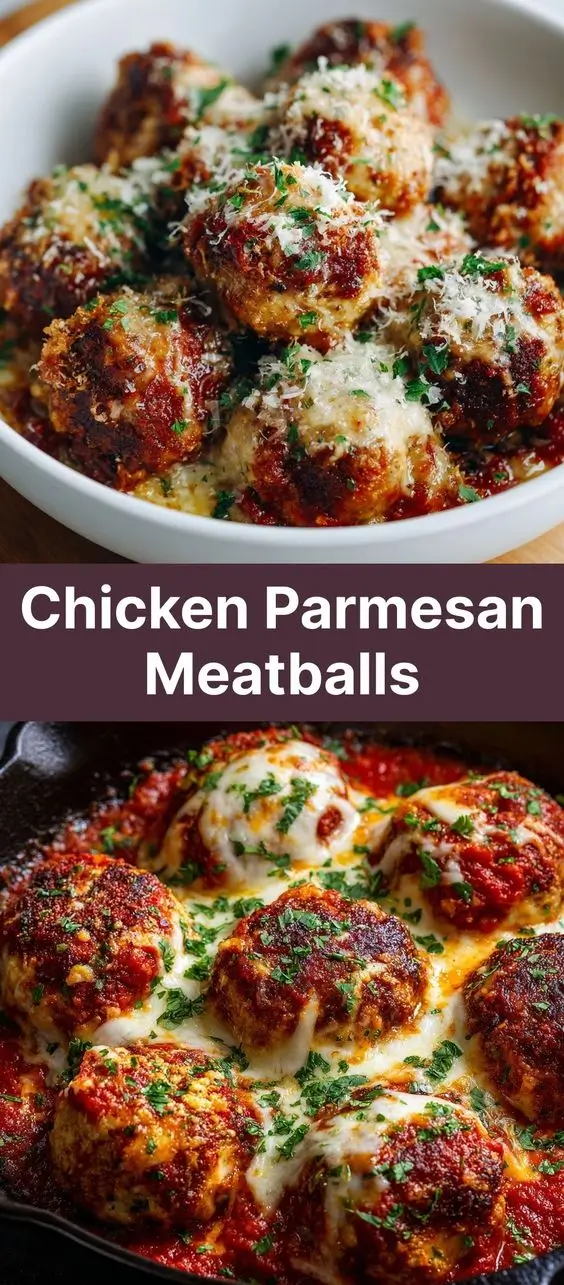Chicken Parmesan Meatballs