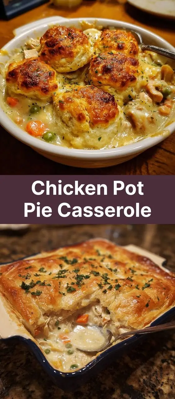 Chicken Pot Pie Casserole
