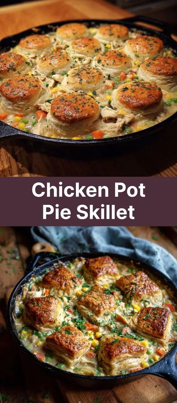 Chicken Pot Pie Skillet