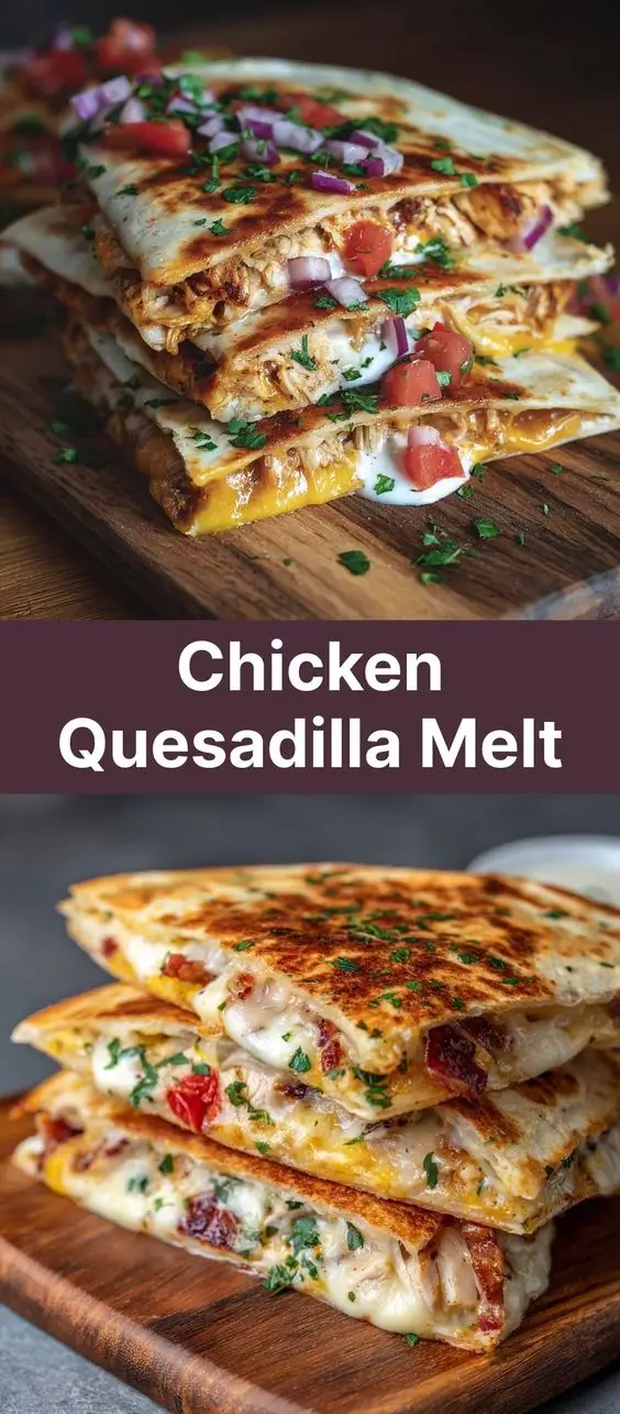 Chicken Quesadilla Melt