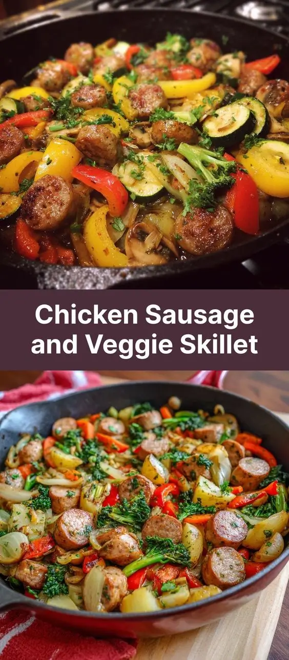 Chicken Sausage and Veggie Skillet