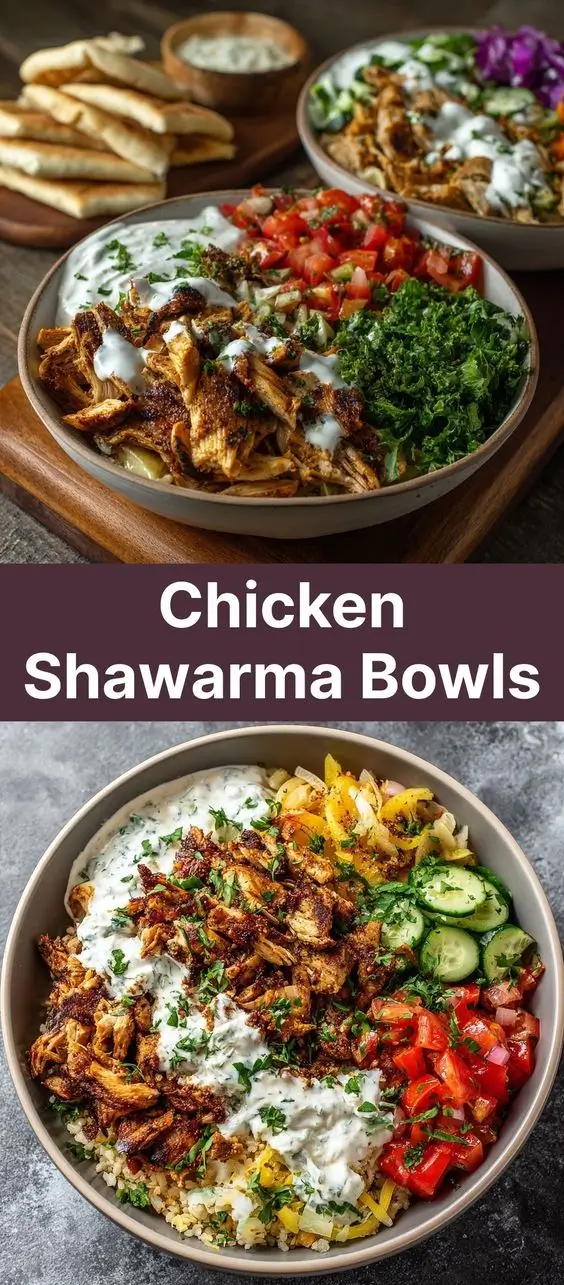 Chicken Shawarma Bowls