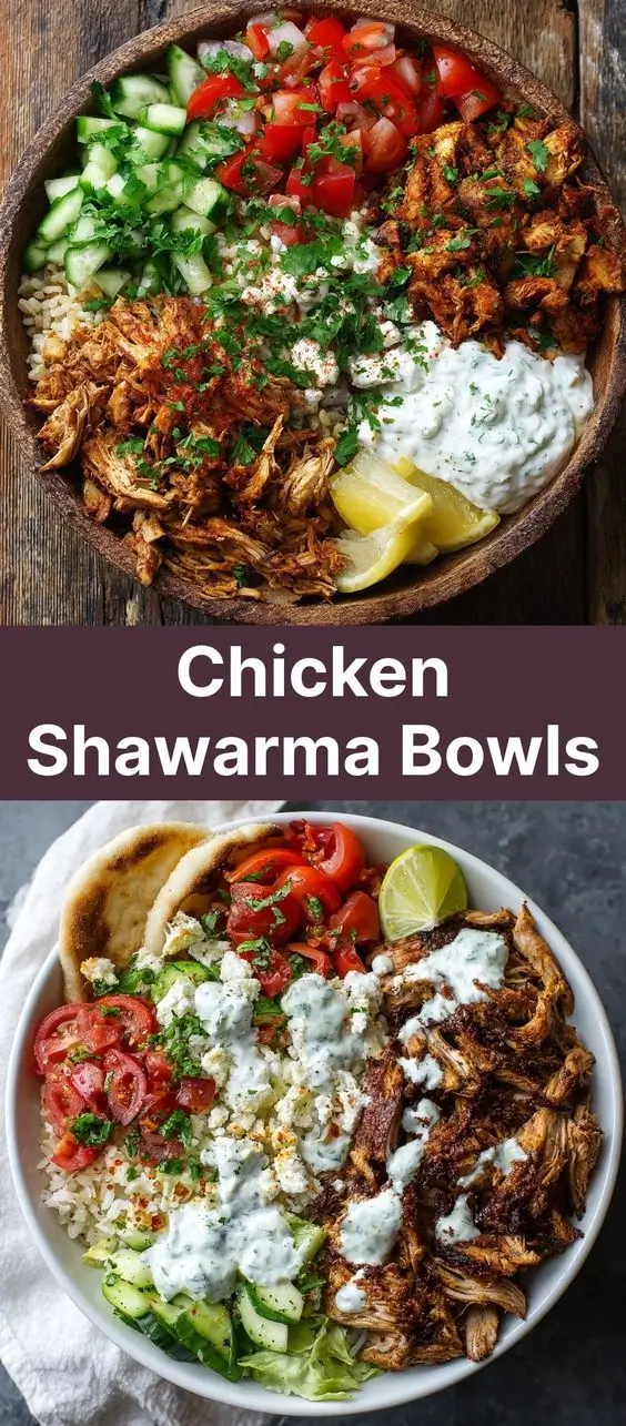 Chicken Shawarma Bowls
