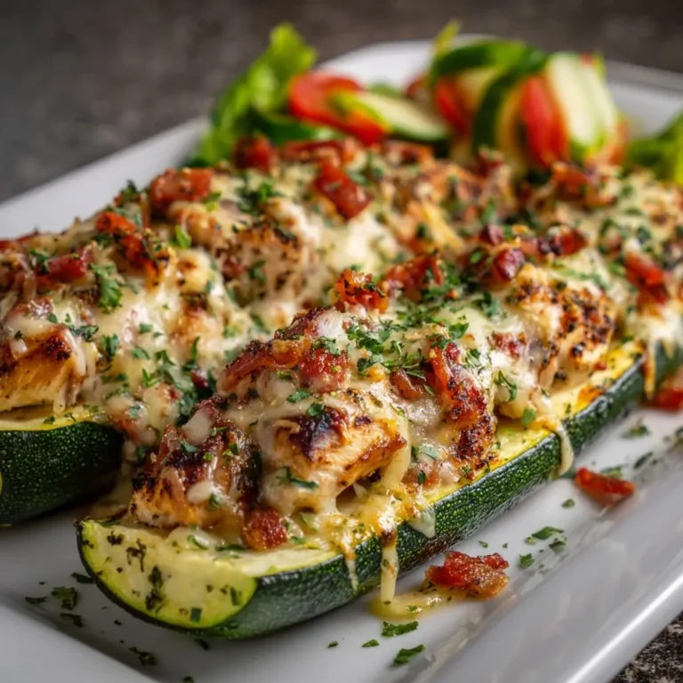 Chicken Zucchini Boats