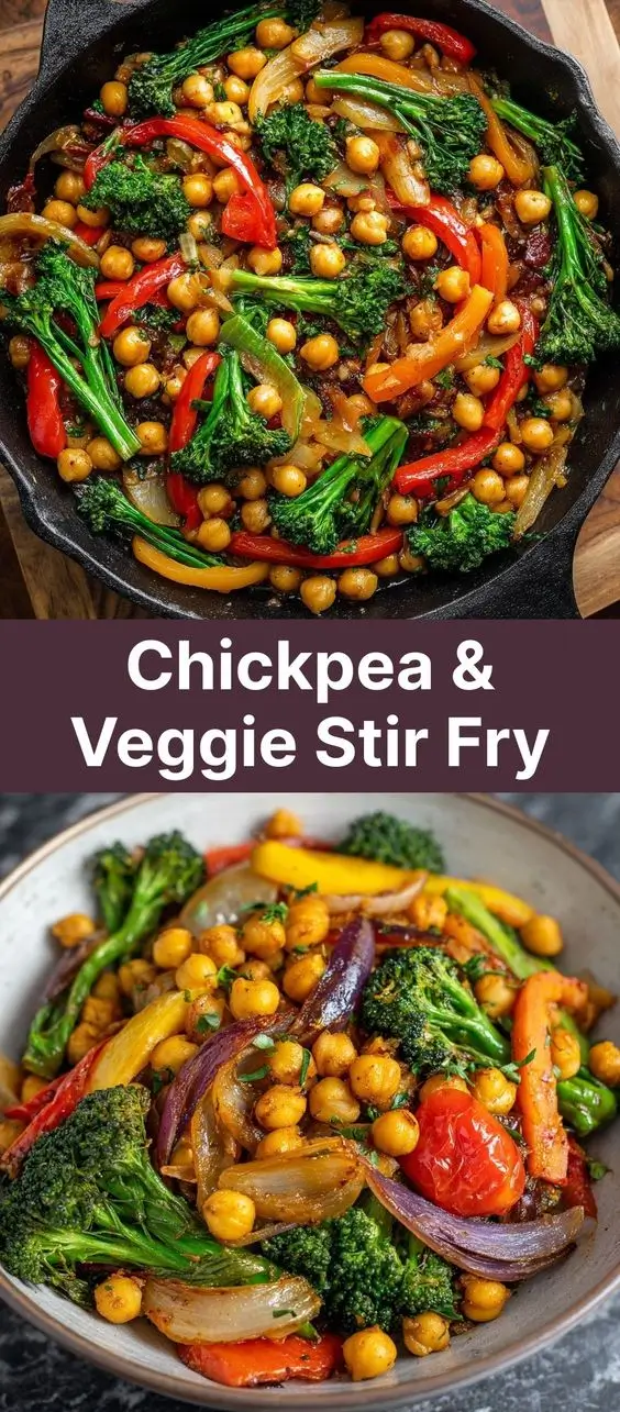 Chickpea & Veggie Stir Fry