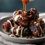 Chocolate Caramel Stuffed Dates