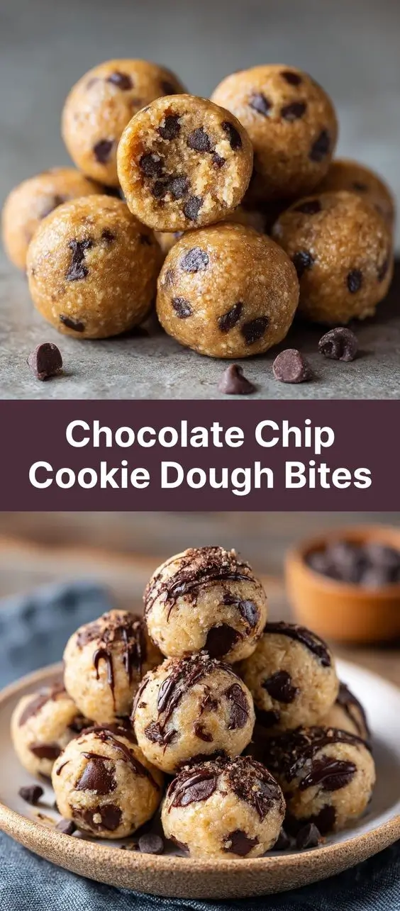 Chocolate Chip Cookie Dough Bites