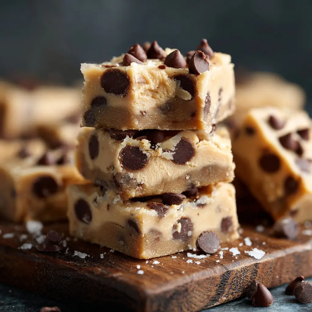 Chocolate Chip Cookie Dough Fudge