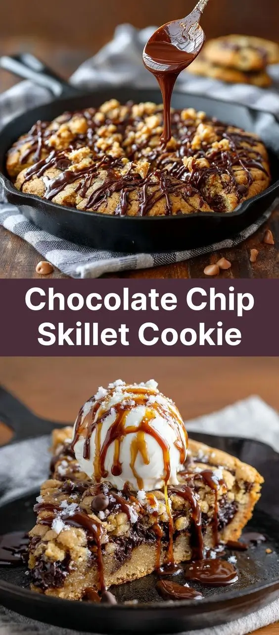 Chocolate Chip Skillet Cookie