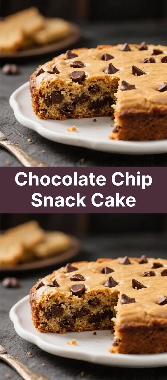 Chocolate Chip Snack Cake