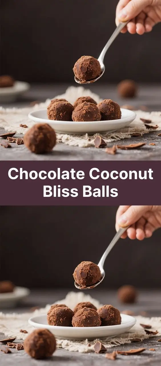 Chocolate Coconut Bliss Balls