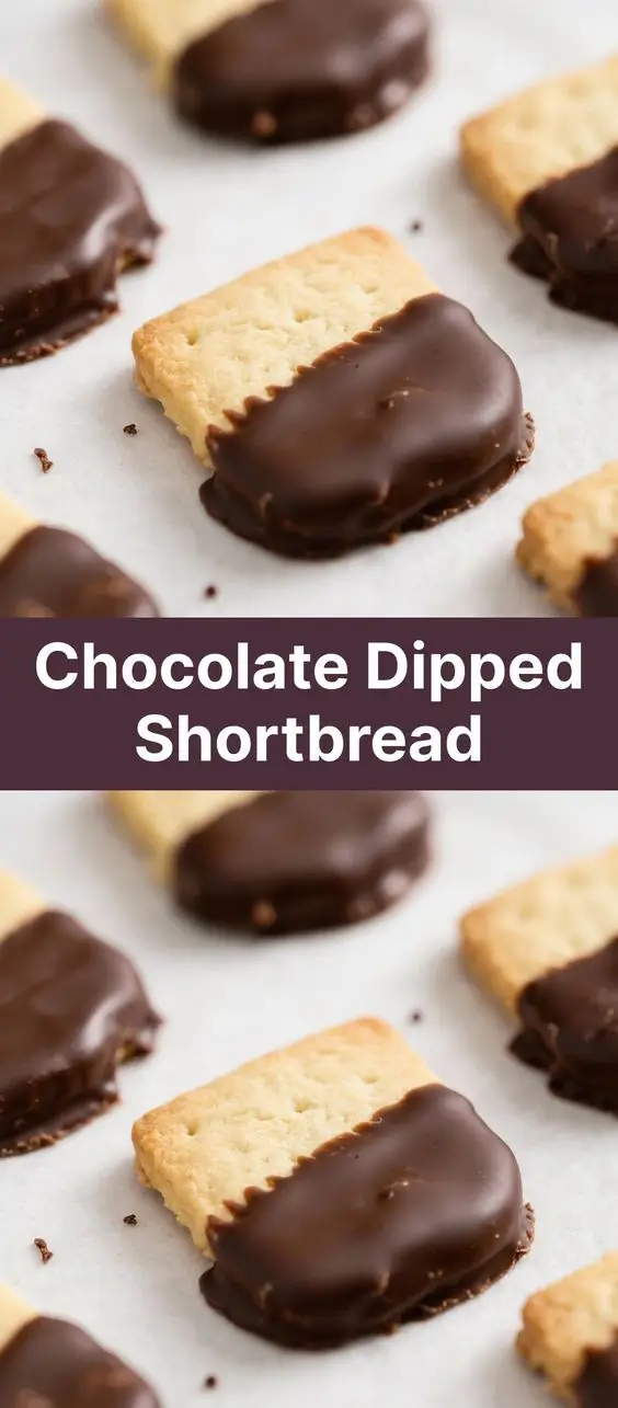 Chocolate Dipped Shortbread