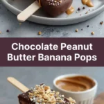Chocolate Peanut Butter Banana Pops