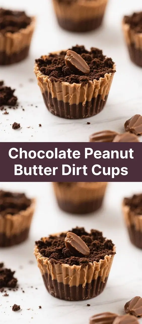 Chocolate Peanut Butter Dirt Cups