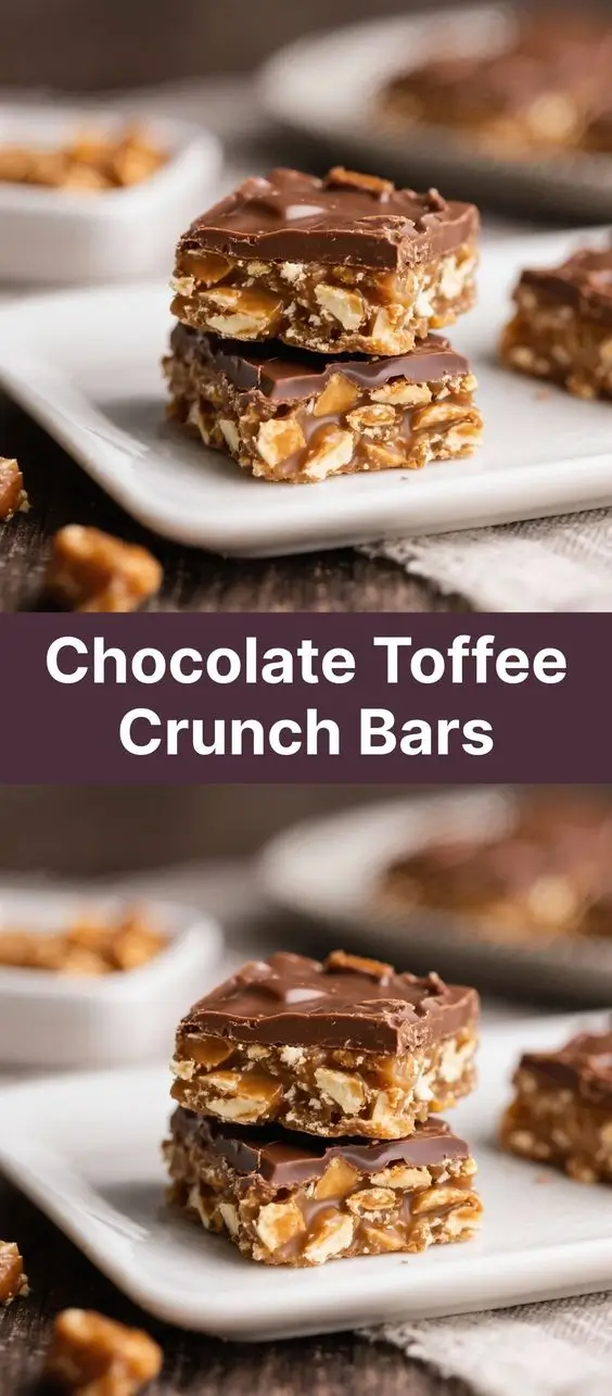 Chocolate Toffee Crunch Bars