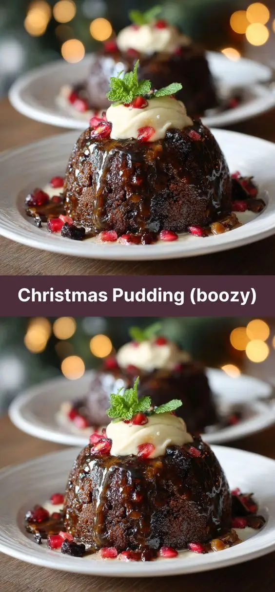 Christmas Pudding (boozy)