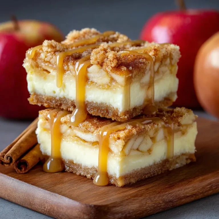 Cinnamon Apple Cheesecake Bars