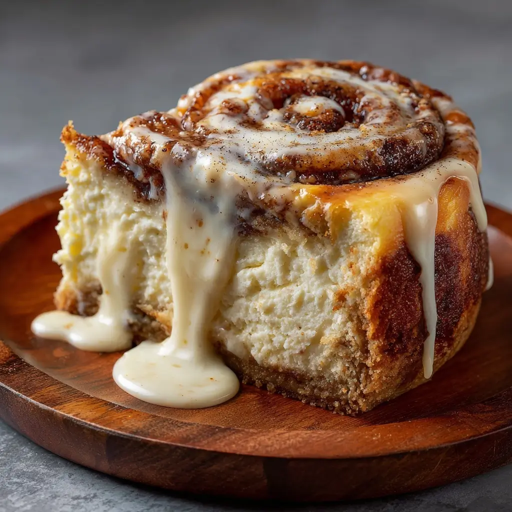 Cinnamon Roll Cheesecake