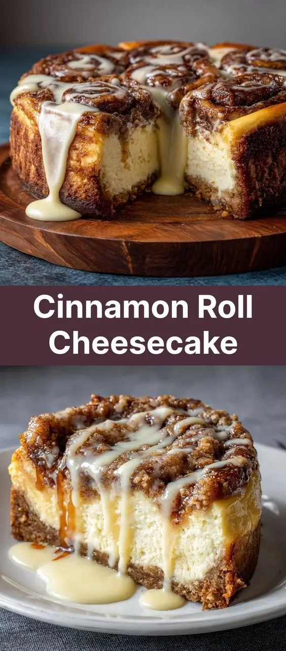 Cinnamon Roll Cheesecake