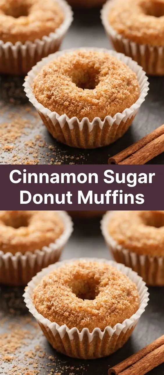 Cinnamon Sugar Donut Muffins