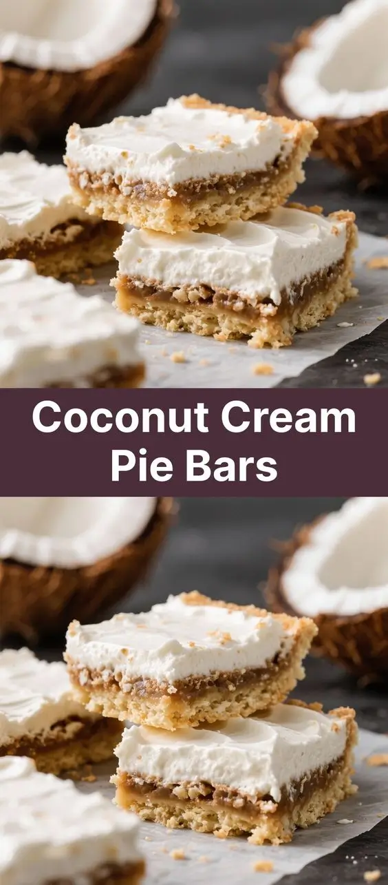 Coconut Cream Pie Bars