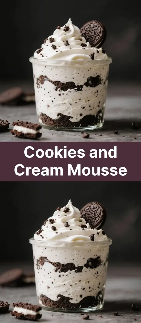 Cookies and Cream Mousse