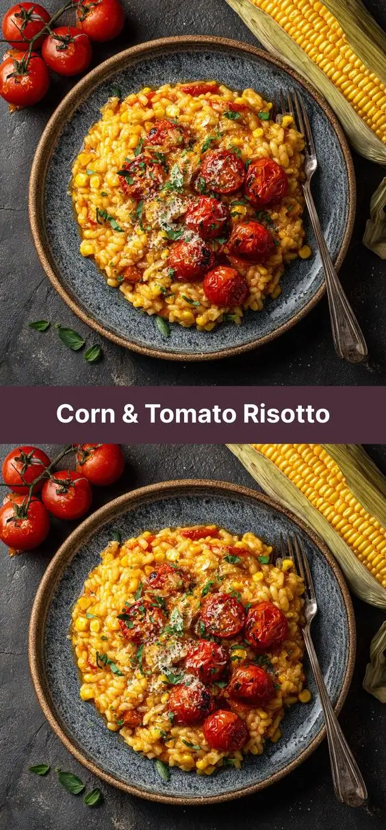 Corn & Tomato Risotto
