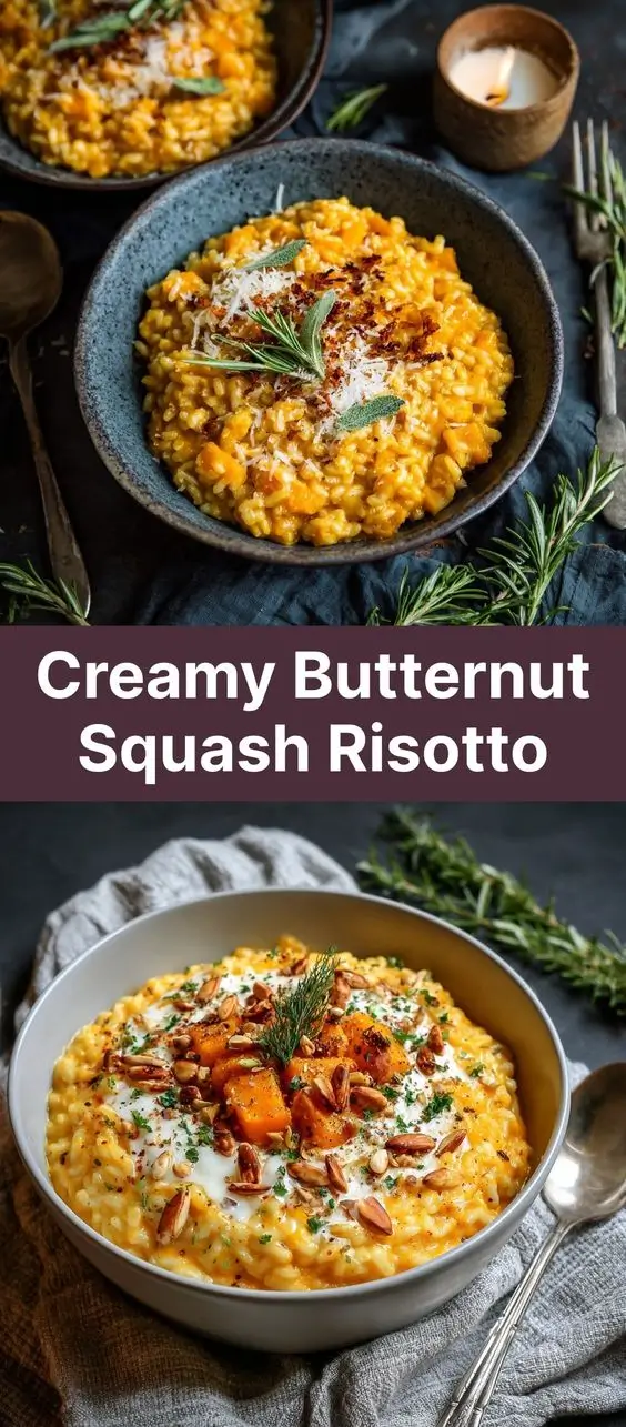 Creamy Butternut Squash Risotto