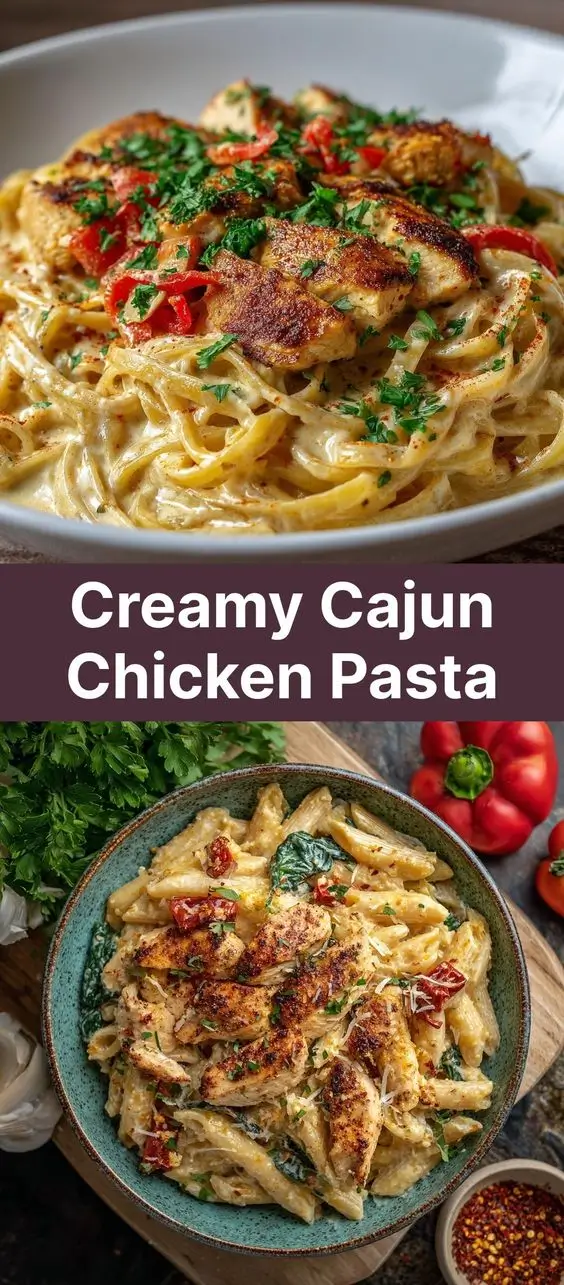 Creamy Cajun Chicken Pasta