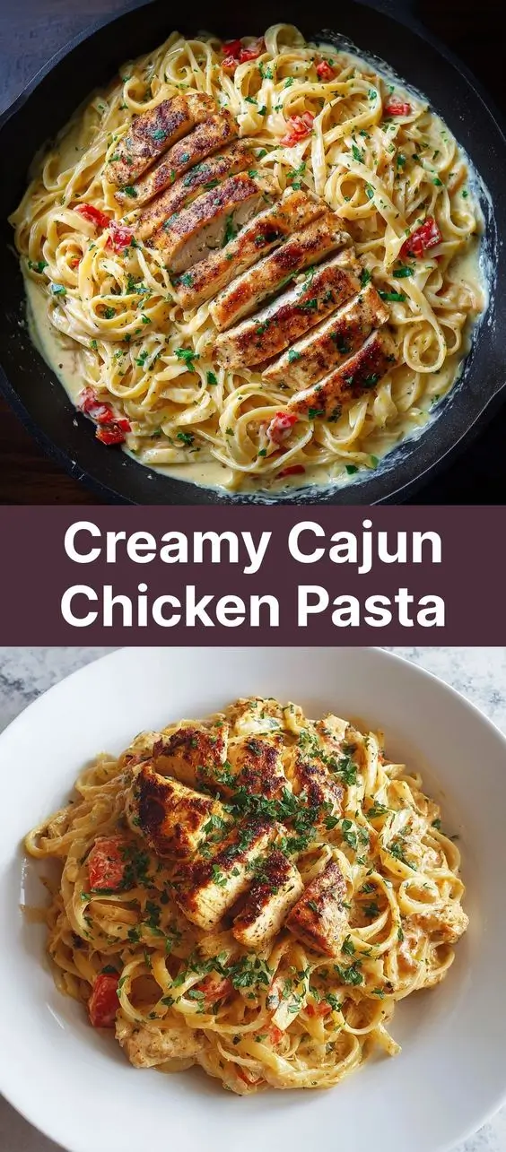 Creamy Cajun Chicken Pasta